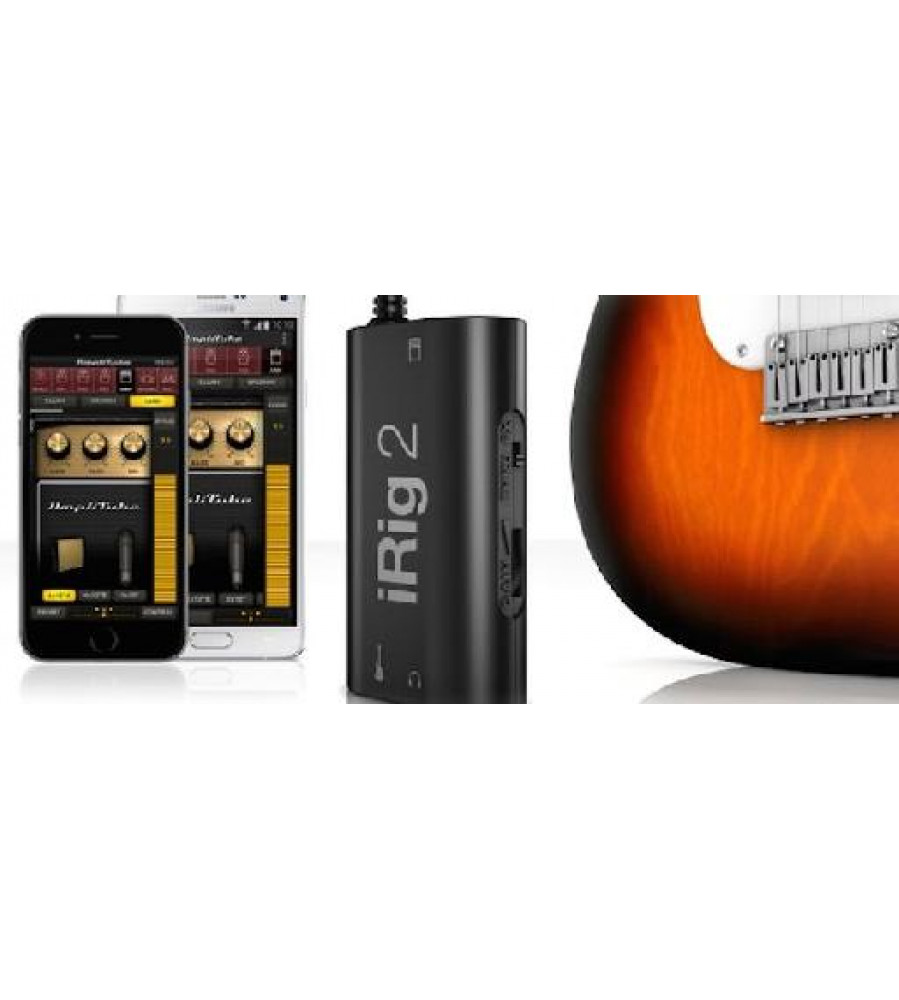 IK Multimedia iRig 2 Most Popular Guitar Other Instrument Interface