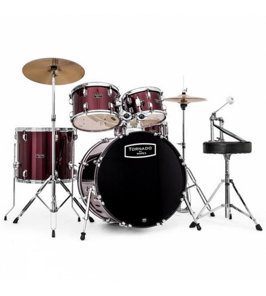 Mapex Tornado 5-Piece Drum Kit With Hardware and Cymbals