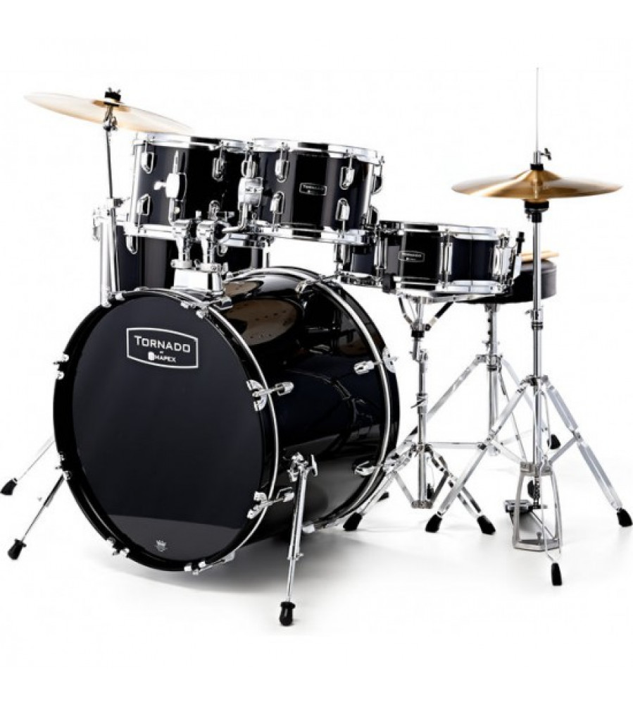 Mapex Tornado 5-Piece Drum Kit With Hardware and Cymbals