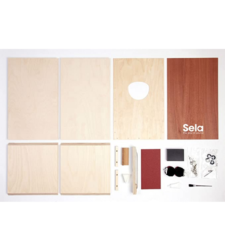 Sela SE 001 Snare Cajon Kit With Instructions And Audio CD, Standard