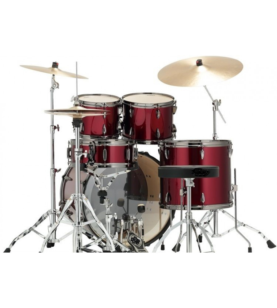 Sound X SX-100 5-Piece Acoustic Drum Set with Hardware and Cymbals