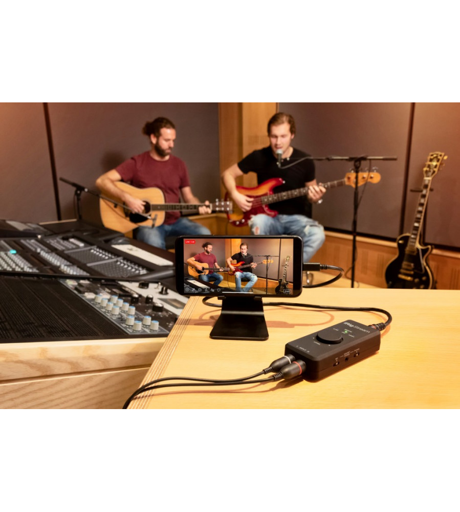 IK Multimedia iRig Stream USB Audio Interface for iOS, Android, Mac, and PC