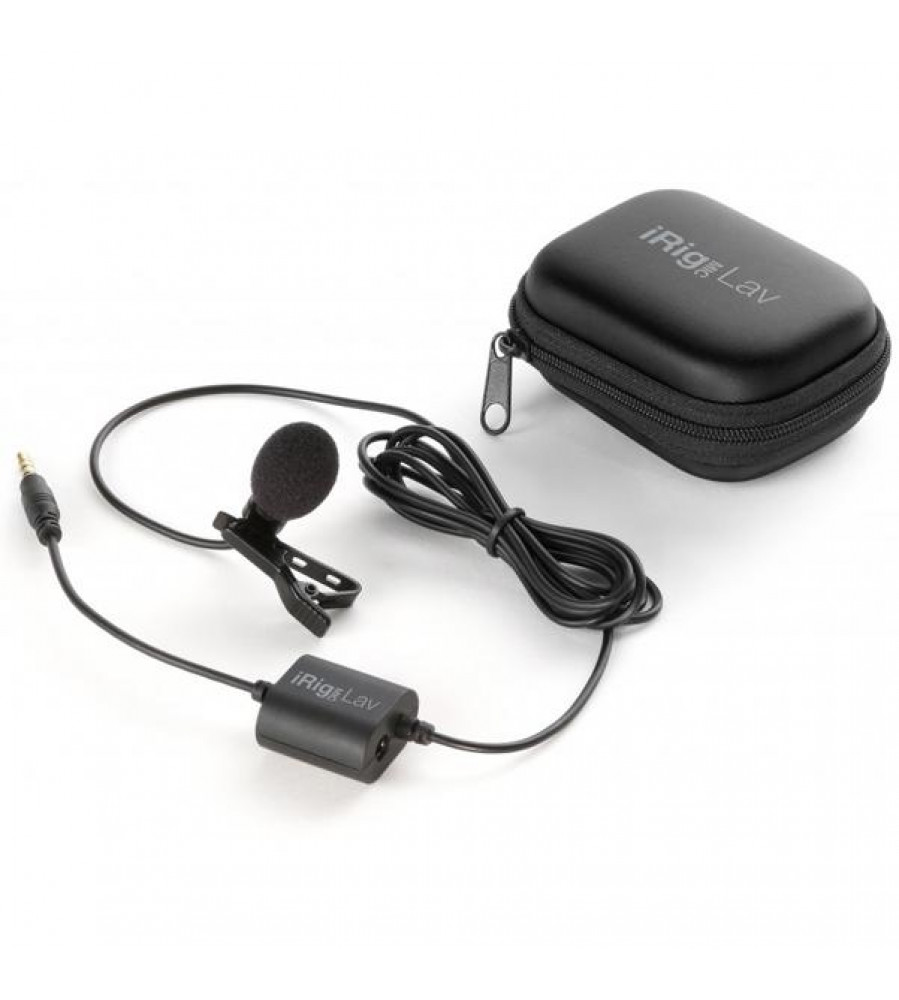 IK Multimedia iRig Mic Lav Lavalier Microphone for mobile devices