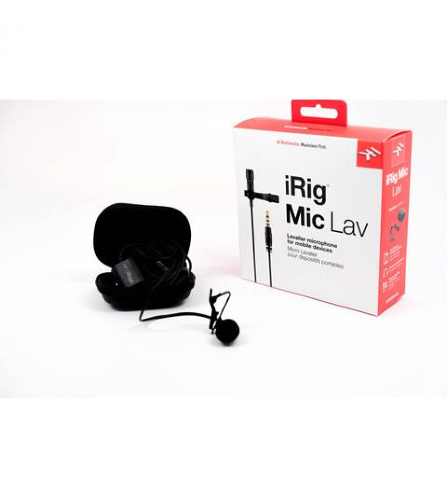 IK Multimedia iRig Mic Lav Lavalier Microphone for mobile devices