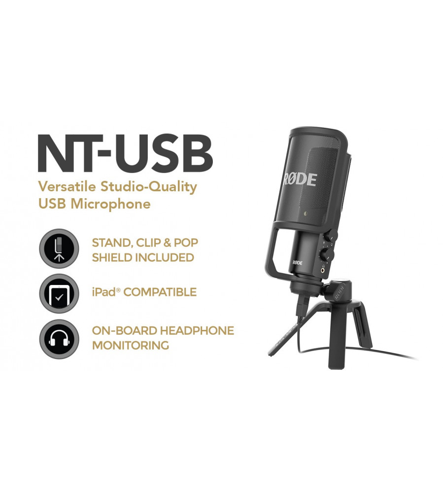 Rode NT-USB USB Condenser Microphone
