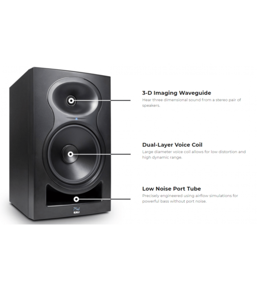 Kali Audio LP 6 Lone Pine 6.5 - Inch Active Near Field Studio Monitor- Pair