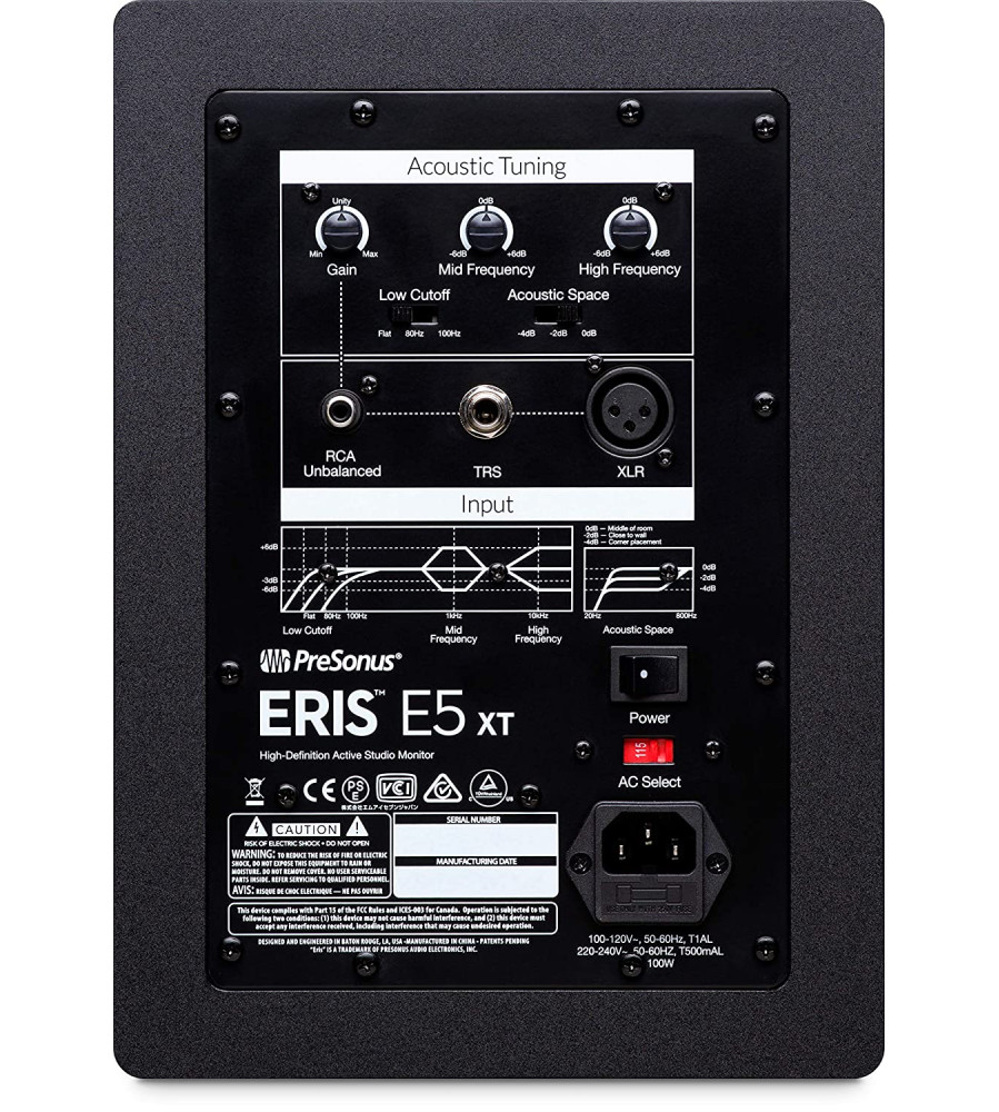 Presonus Eris E5 XT 2-Way Active Studio Monitors - Pair