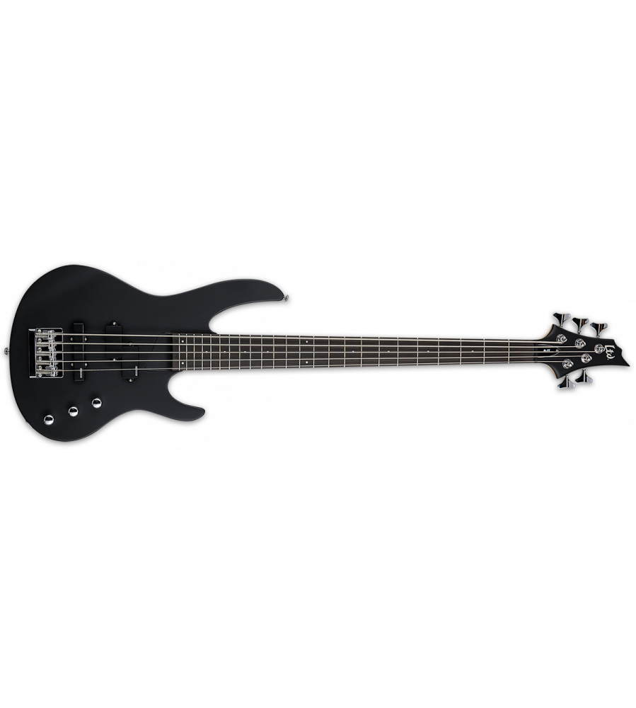 ESP LTD B-15 5-String Electric Bass Guitar - Hardwood Fretboard - Black Satin