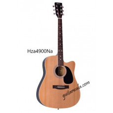 Hertz HZA-4900 Acoustic Guitar Linden Wood Acoustic Guitar 