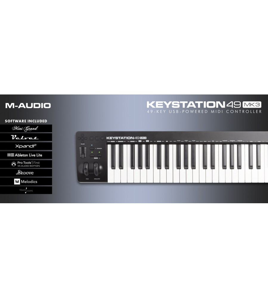 M-Audio Keystation 49 MK3 Midi Keyboard