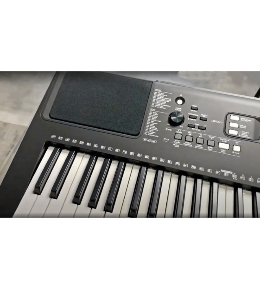 Yamaha PSR-E373 Touch Sensitive Portable Keyboard with Adapter
