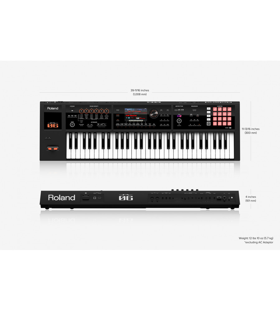 ROLAND FA-06 MUSIC WORKSTATION WITH FREE INDIAN TONES AND LOOPS