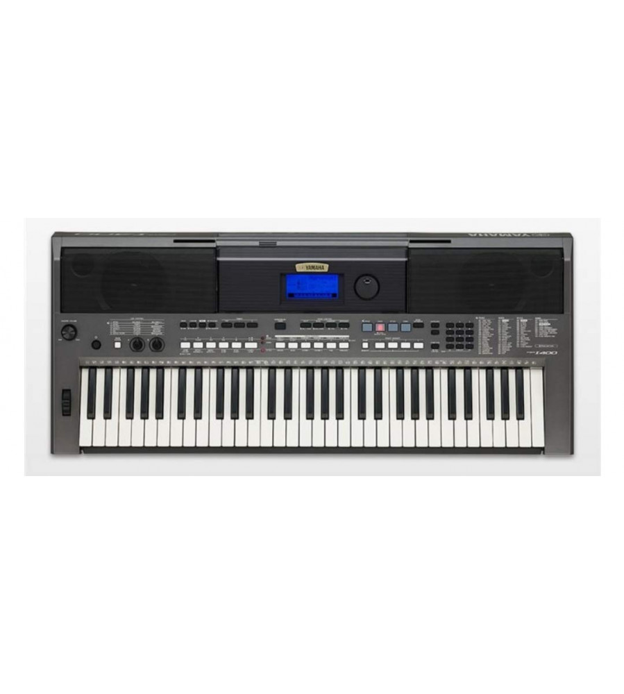 Yamaha PSR I400 61 Key Portable Keyboard with Power Adapter